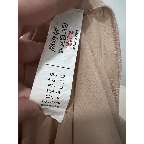 Nasty Gal Women's Glitter Star Rose Sheer NWOT Duster Bell Sleeve Festival - Picture 9 of 10